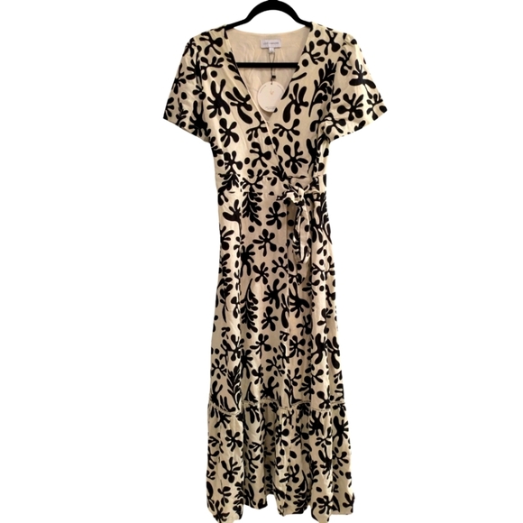 Lost + Wander Long Maxi Wrap Tie Dress S - Picture 2 of 11